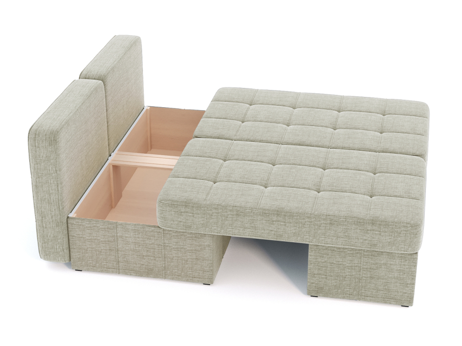 Диваны угловые в гостиную, Диван-кровать угловой Оливер Люкс еврокнижка-трансформер, рогожка