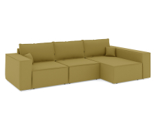 Диваны угловые в гостиную, Диван-кровать угловой Фостер Лофт, еврокнижка велюр