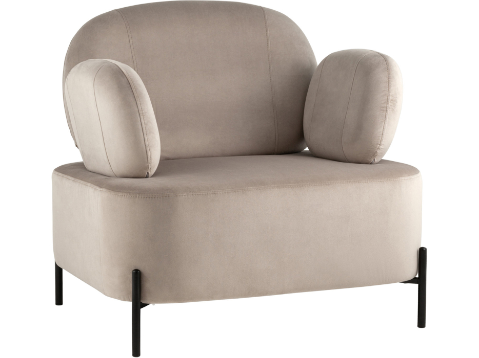 Кресло для отдыха, Кресло STOOL GROUP Кэнди с подлокотниками Велюр