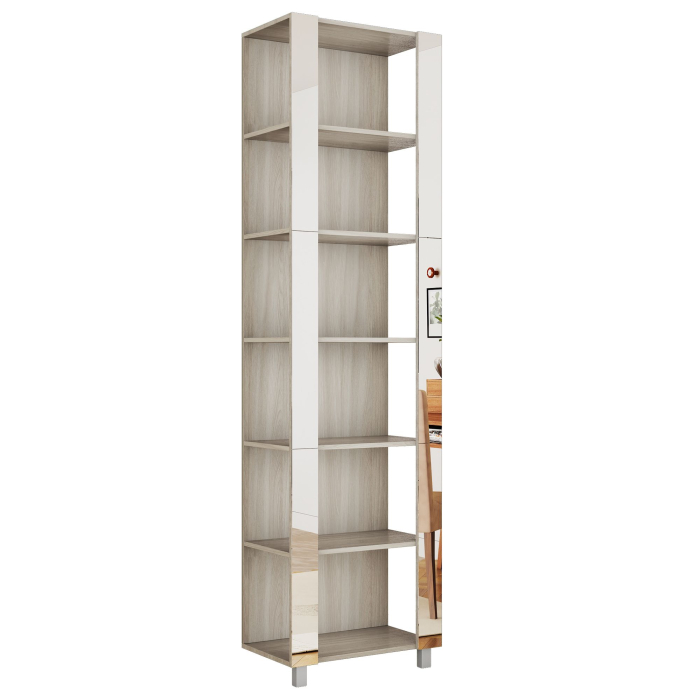 Открытые, Стеллаж модульный Универсальный 35х60х220 Зеркало