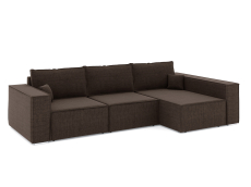 Диваны угловые в гостиную, Диван-кровать угловой Фостер Лофт, еврокнижка рогожка