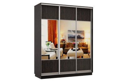 Шкаф-купе Премьер Лайт 30 (05;05;05) трехдверный