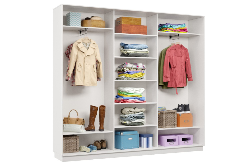 Шкафы-купе, Шкаф-купе Премьер 55 (14;14;14) трёхдверный