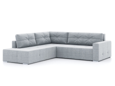 Диваны угловые в гостиную, Диван-кровать угловой Леос НПБ, рогожка