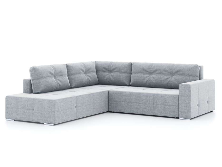 Диваны угловые в гостиную, Диван-кровать угловой Леос НПБ, рогожка