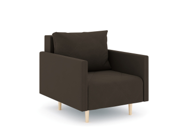 Кресло для отдыха Милли с подлокотниками, велюр