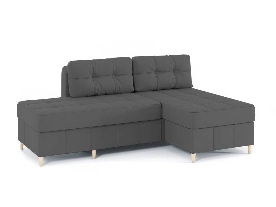 Диваны угловые в гостиную, Диван-кровать угловой Оливер Люкс 2 еврокнижка-трансформер, велюр