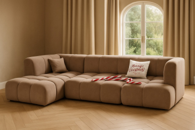 Диван Аврора модуль угловой 120 см в тканях Velutto Soft