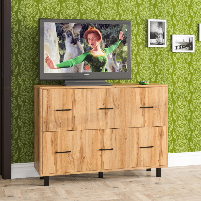 Комоды, Комод 6-ть ящиков РВК 127-1204