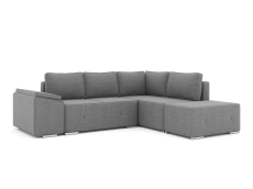 Диваны угловые в гостиную, Диван-кровать угловой Хавьер  ПБ еврокнижка, рогожка Люкс