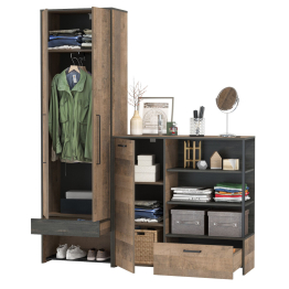 Шкаф для одежды в прихожую и большой комод Трувор