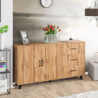 Комоды, Широкий тумба-комод с ящиками и дверками РВК 123-1604