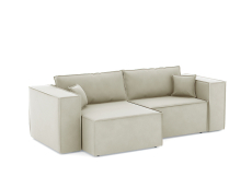 Диваны угловые в гостиную, Диван-кровать угловой Лофт, велюр