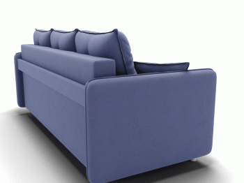 Прямой диван Лотос,НПБ,еврокнижка,велюр