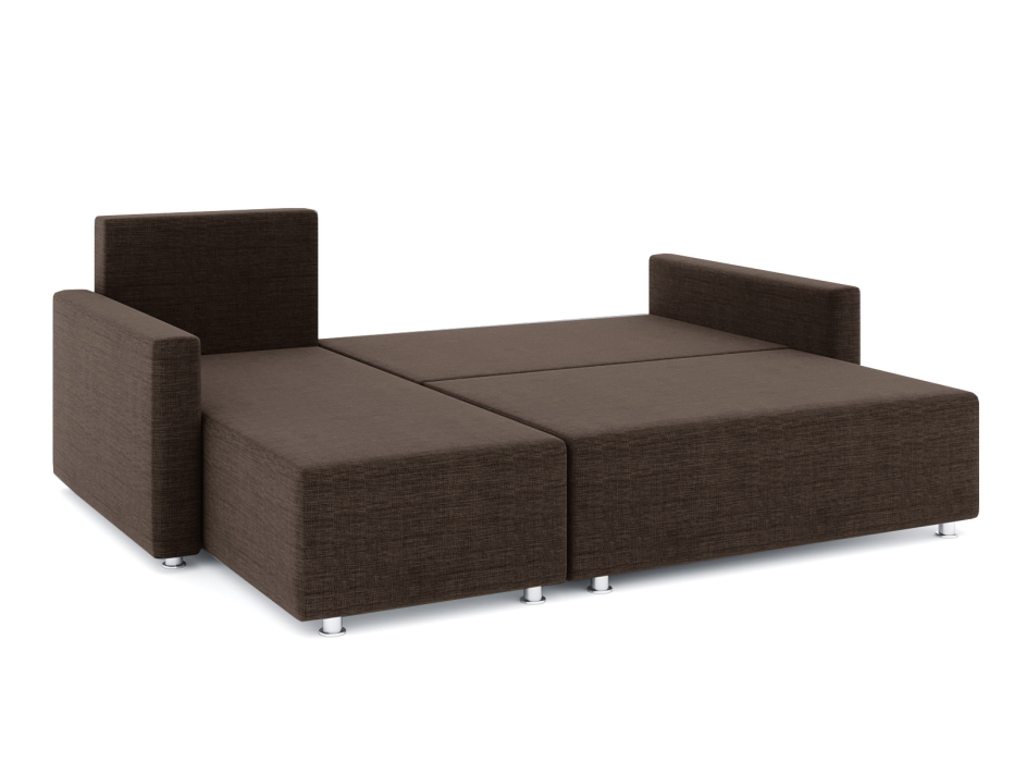 Диваны угловые в гостиную, Диван-кровать угловой Челси еврокнижка, рогожка