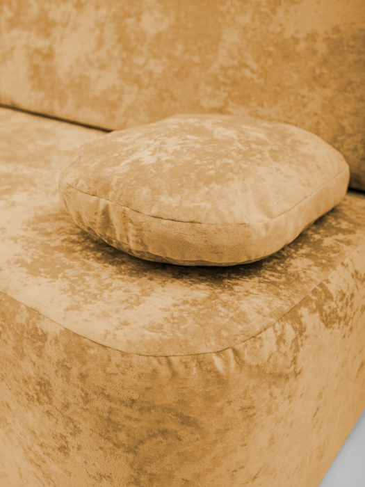 Дизайнерские диваны для гостиной, Бескаркасный диван Бабл, плюше 