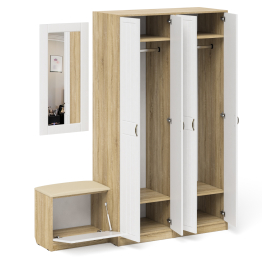 Прихожая П-6 компоновка № 8 МДФ фрезеровка прованс