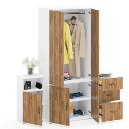 Набор мебели для офиса Лидер-8 из глубокого шкафа и двух тумб МД 3.16 и МД 3.19