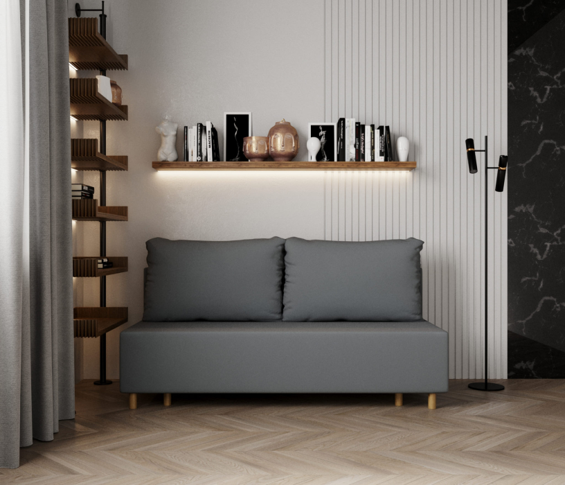 Диваны еврокнижки, Прямой диван Лофт,еврокнижка,велюр