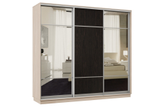 Шкафы-купе, Шкаф-купе Премьер Лайт 57 (11;08;11) трехдверный