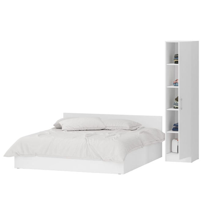 Спальные гарнитуры, Кровать двуспальная 1800 с пеналом Стандарт