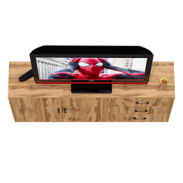 Широкий тумба-комод с ящиками и дверками РВК 123-1604