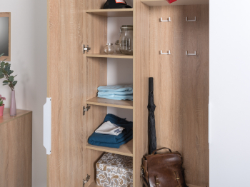 Угловая прихожая с зеркалом Куба НМ № 16