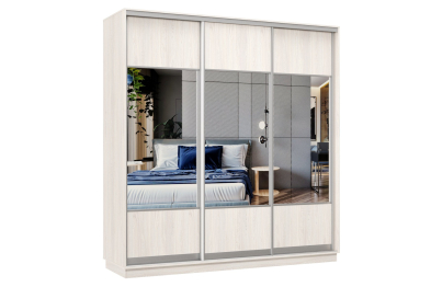 Шкаф-купе Премьер Лайт 34 (05;05;05) трехдверный