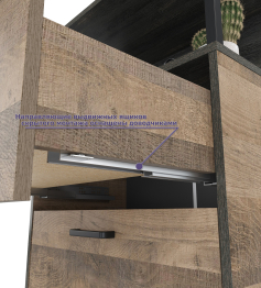 Два комода с ящиками Трувор 13.307.02 и зеркало