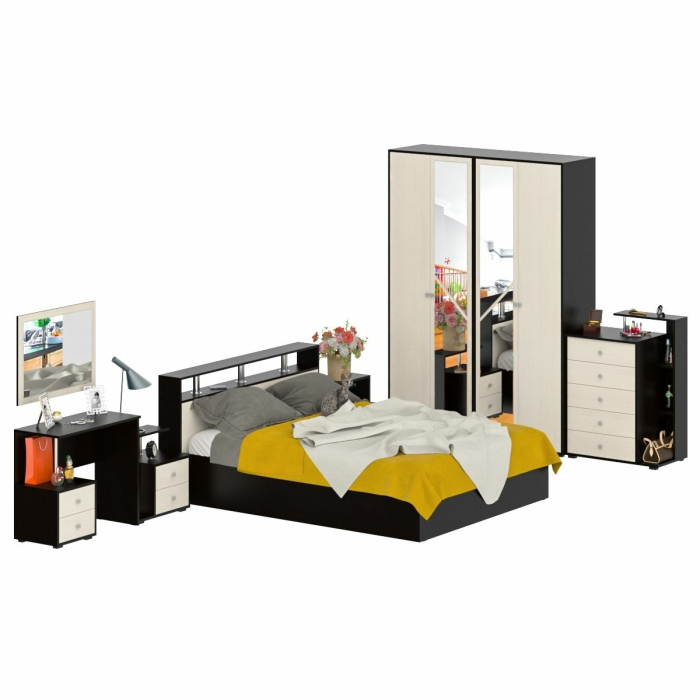 Спальные гарнитуры, Спальный гарнитур Камелия №3