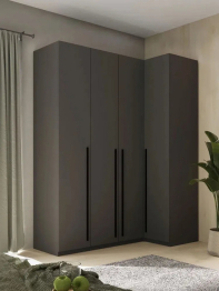 Угловой шкаф для одежды распашной с ящиками, София, 2200х900х1700мм