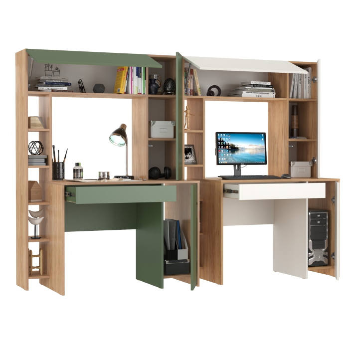 Прямые компьютерные столы, Комплект из рабочих столов Mobi Комфорт 12.71