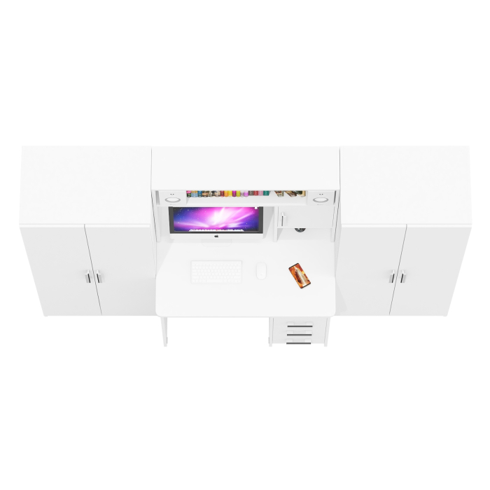 Домашние кабинеты, Стол для компьютера и два шкафа СК-9