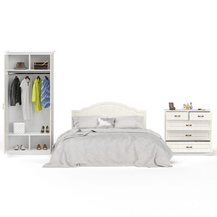 Модульные cпальни, Гарнитур спальный Ливерпуль № 4