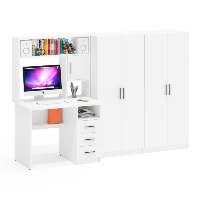 Домашние кабинеты, Стол для компьютера и два шкафа СК-9