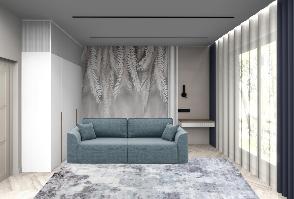 Диваны еврокнижки, Диван-кровать еврокнижка Рафаэль НПБ, рогожка