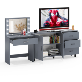 Комод-тумба 123-1604 и туалетный столик с подсветкой СТ-4