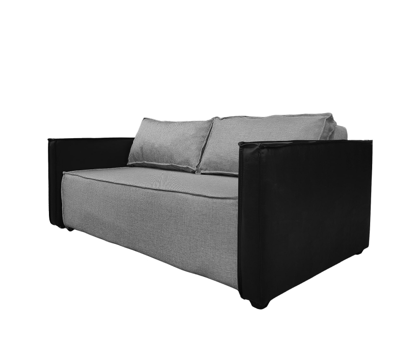 Диваны с ящиком для белья, Диван-кровать Барон аккордеон 140, велюр/экокожа