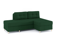 Диваны угловые в гостиную, Диван-кровать угловой Оливер Люкс 2 еврокнижка-трансформер, велюр