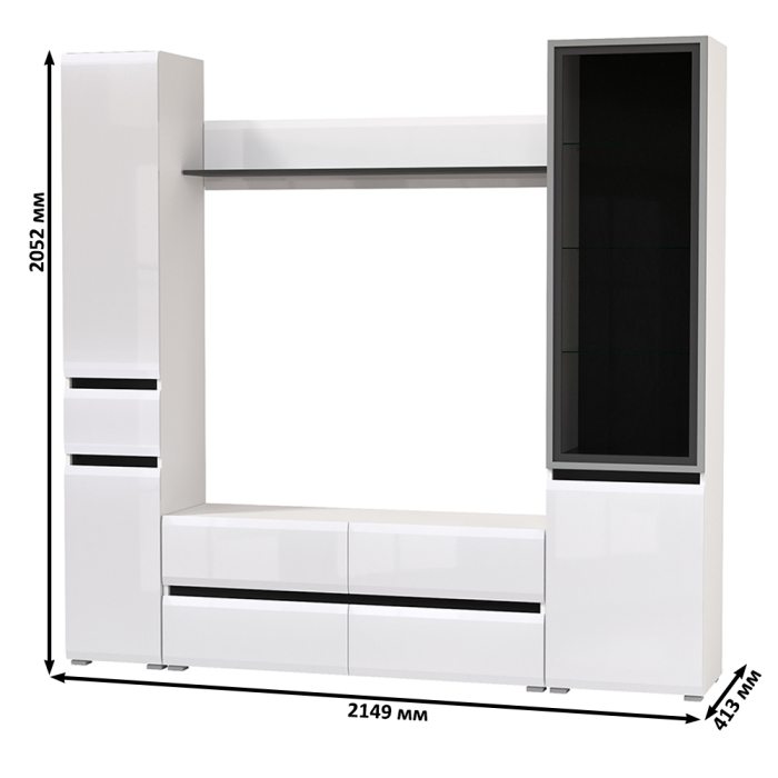 Стенки для гостиной, Стенка в гостиную Сидней № 54