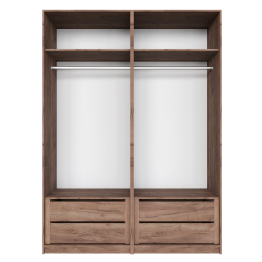 Шкаф распашной Е1 Локер 162х52.5х220 см, с модулем