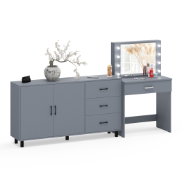 Комод-тумба 123-1604 и туалетный столик с подсветкой СТ-4