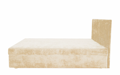 Кровать АТЛАНТА 120 с мягким изголовьем, с подъемным механизмом ,велюр