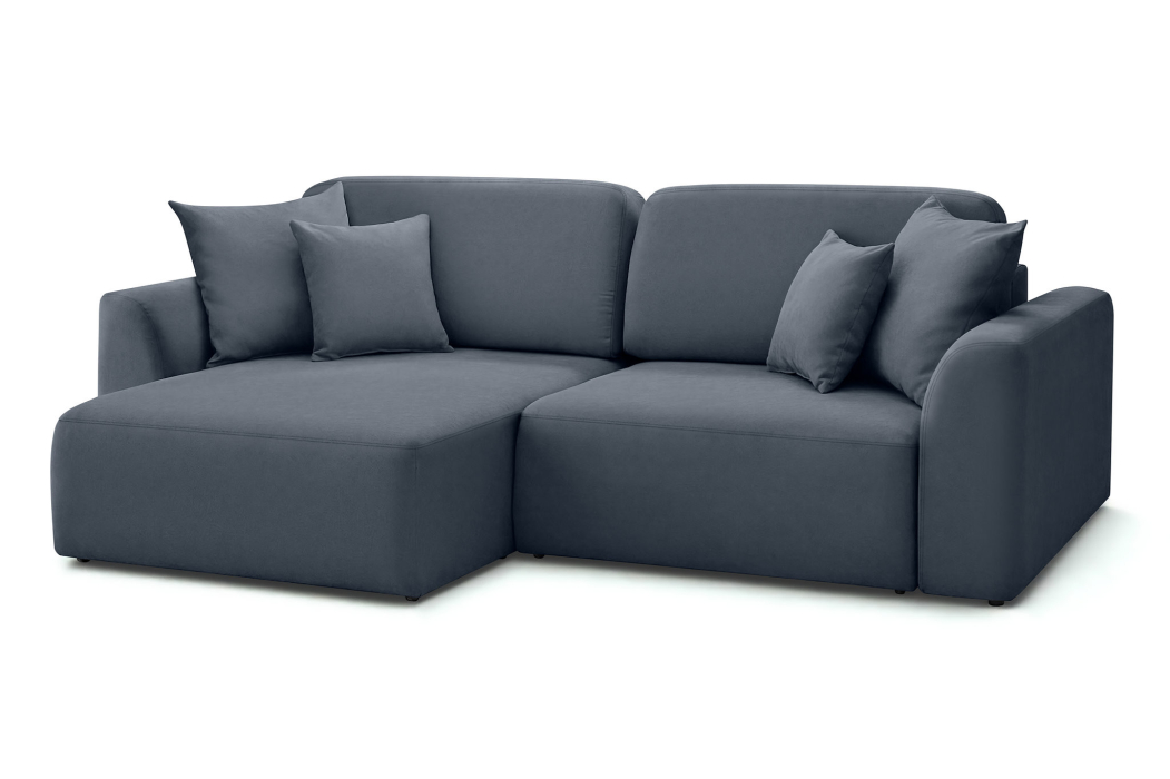 Диваны угловые в гостиную, Диван угловой Спейс, Велюр