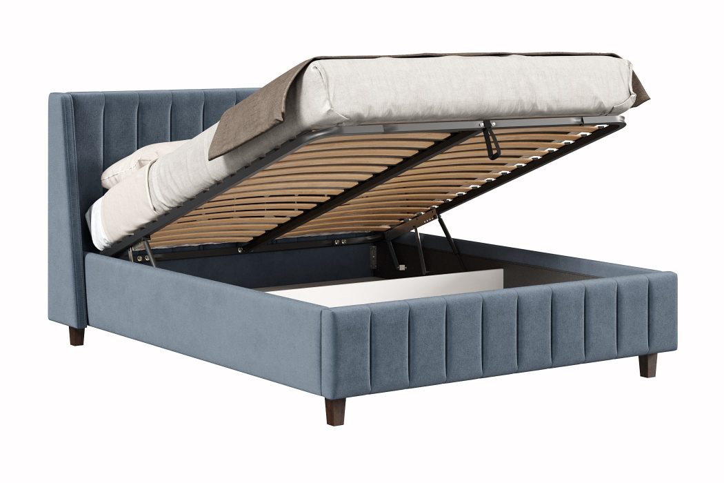 Мягкая кровать, Кровать Милана 1600 с подъёмным механизмом