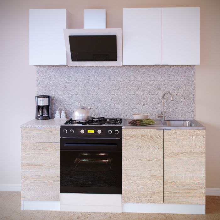 Кухонные гарнитуры, Кухонный гарнитур ПН-04 + ТК-04.1 + ПН-08 + ТК-08м