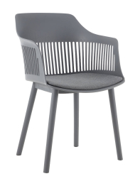 Стул Betty пластиковый с подушкой