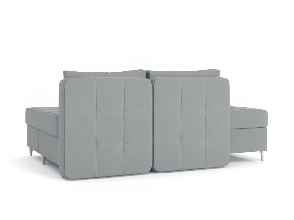 Диваны угловые в гостиную, Диван-кровать угловой Оливер 2 еврокнижка-трансформер, велюр