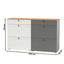 Две тумбы для обуви Остин