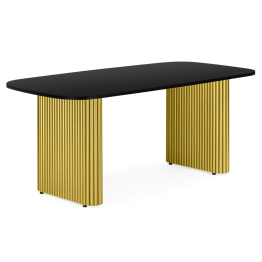 Деревянный стол Бавария 160*90 (золотые ноги)